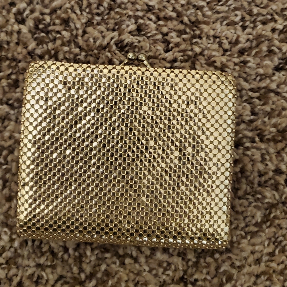 Vintage Gold Mesh Wallat with Coin purse